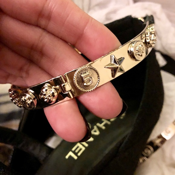 Chanel Wedges with Metal Ankle Strap (size:40) - Picture 2 of 12